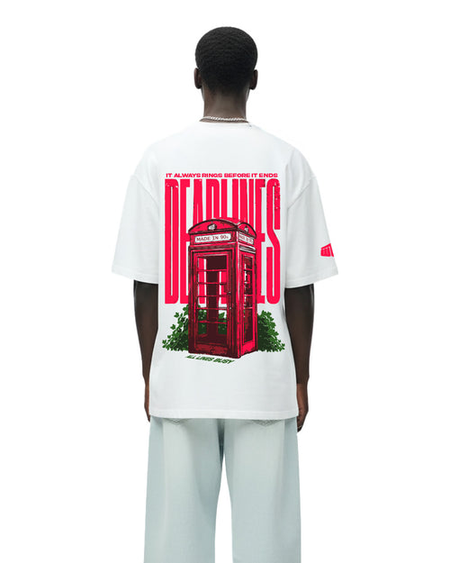 Deadlines White Heavyweight T-Shirt