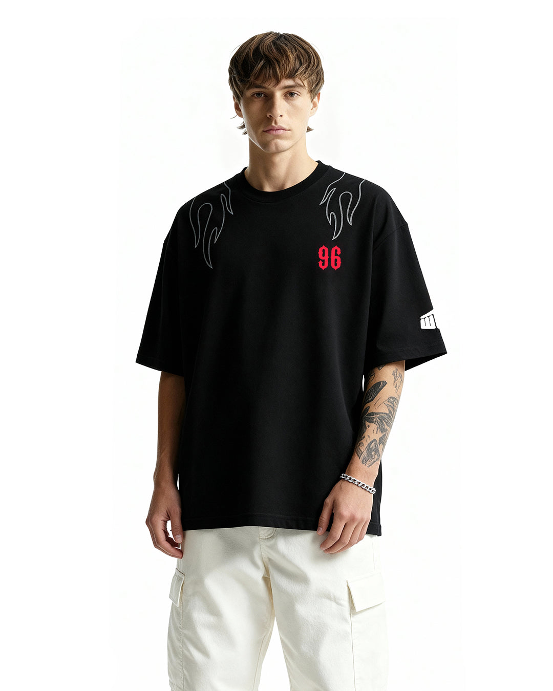 Don't Trip Black Oversized T-shirt – WHAT THE FLEX