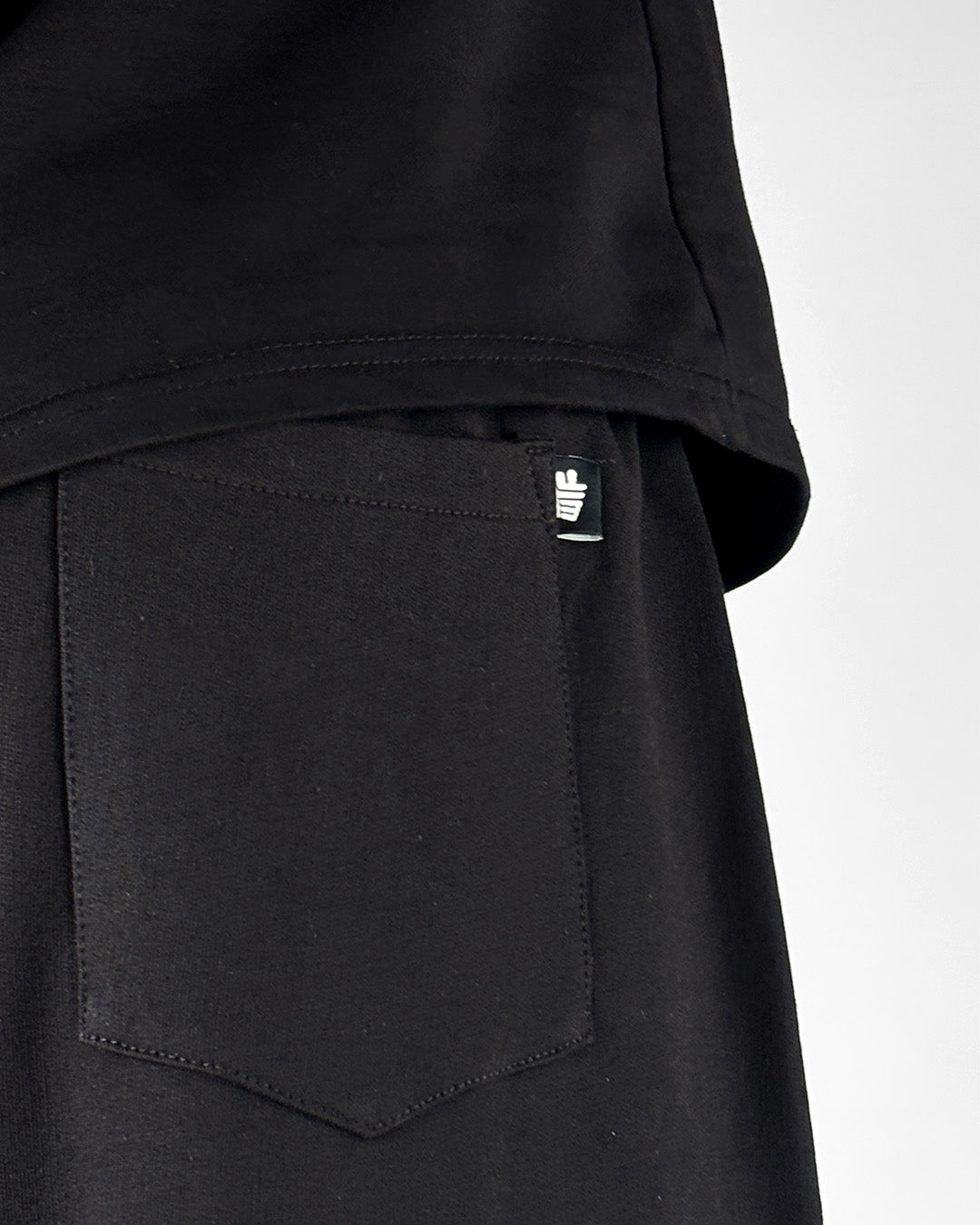 Black Dropout Sweatpants