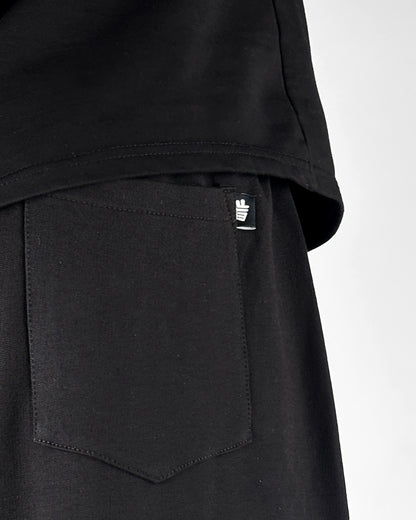 Black Dropout Sweatpants