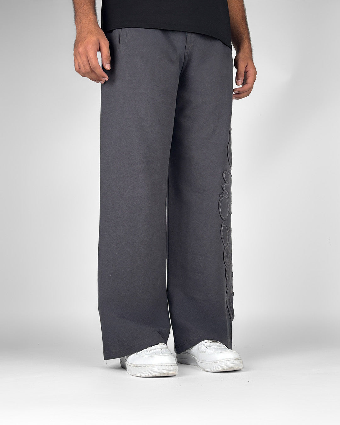 Grey Dropout Sweatpants