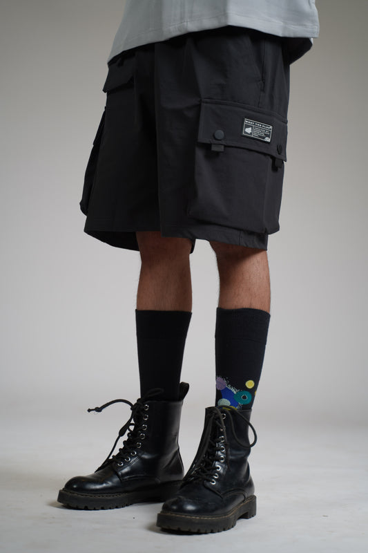 DARK GREY BASIC UTILITY Shorts