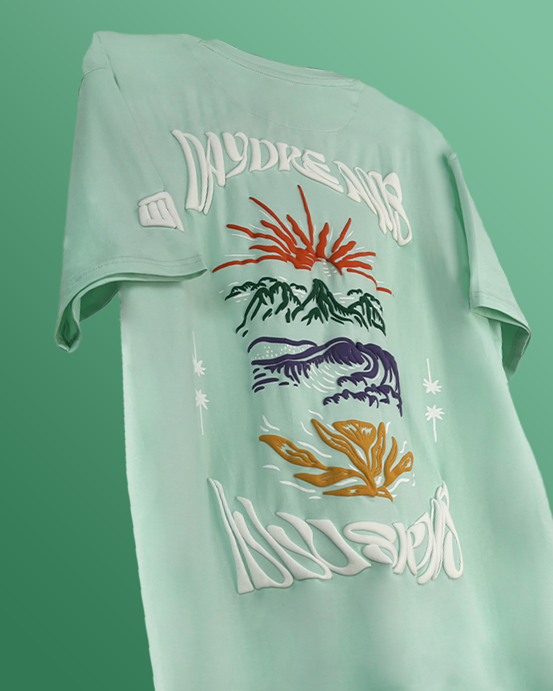 tshirt, oversized, relaxed, comfortable, summer, creative, green