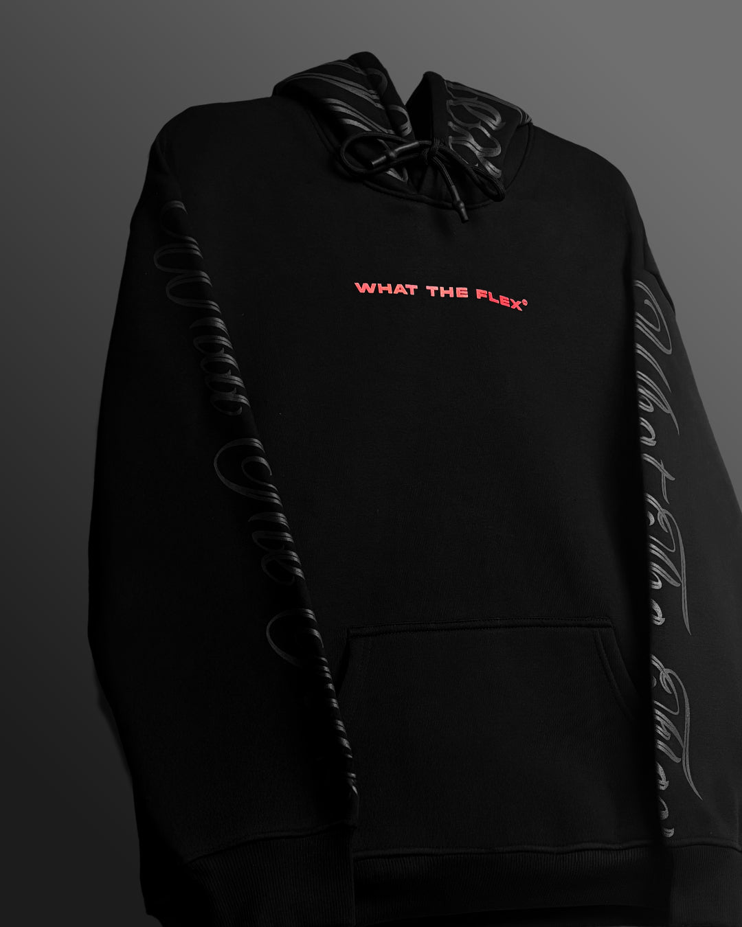 Black Angel Oversized Hoodie – WHAT THE FLEX
