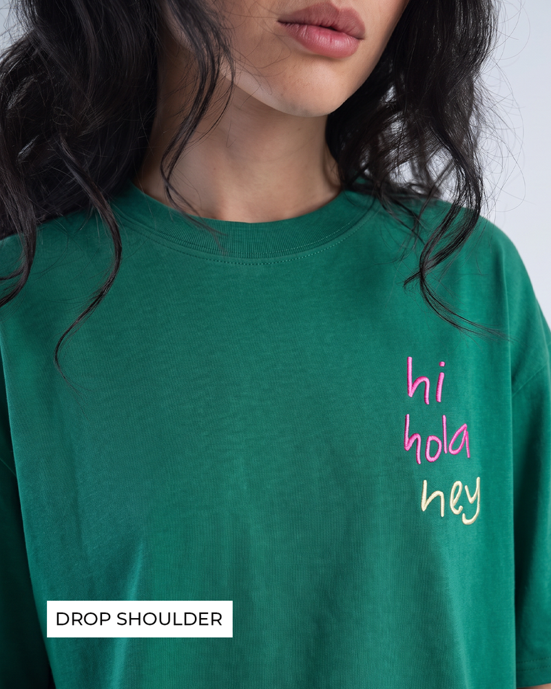 Earth Boxy-Fit T-shirt For Women.