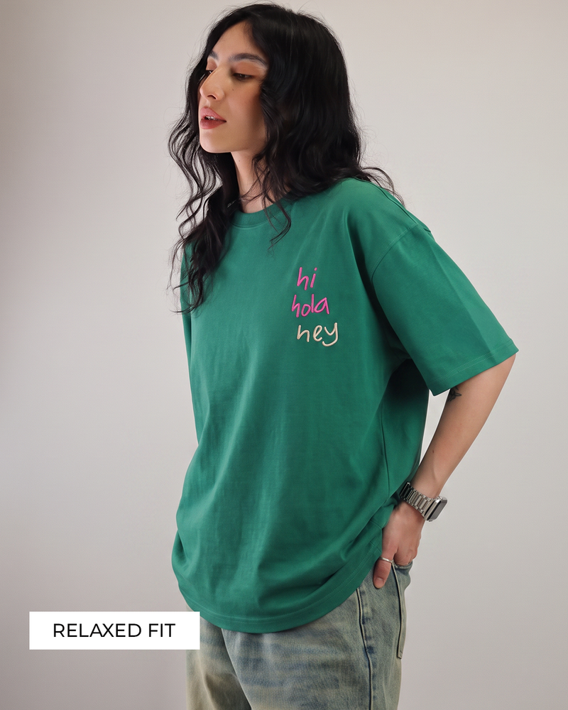 Earth Boxy-Fit T-shirt For Women.