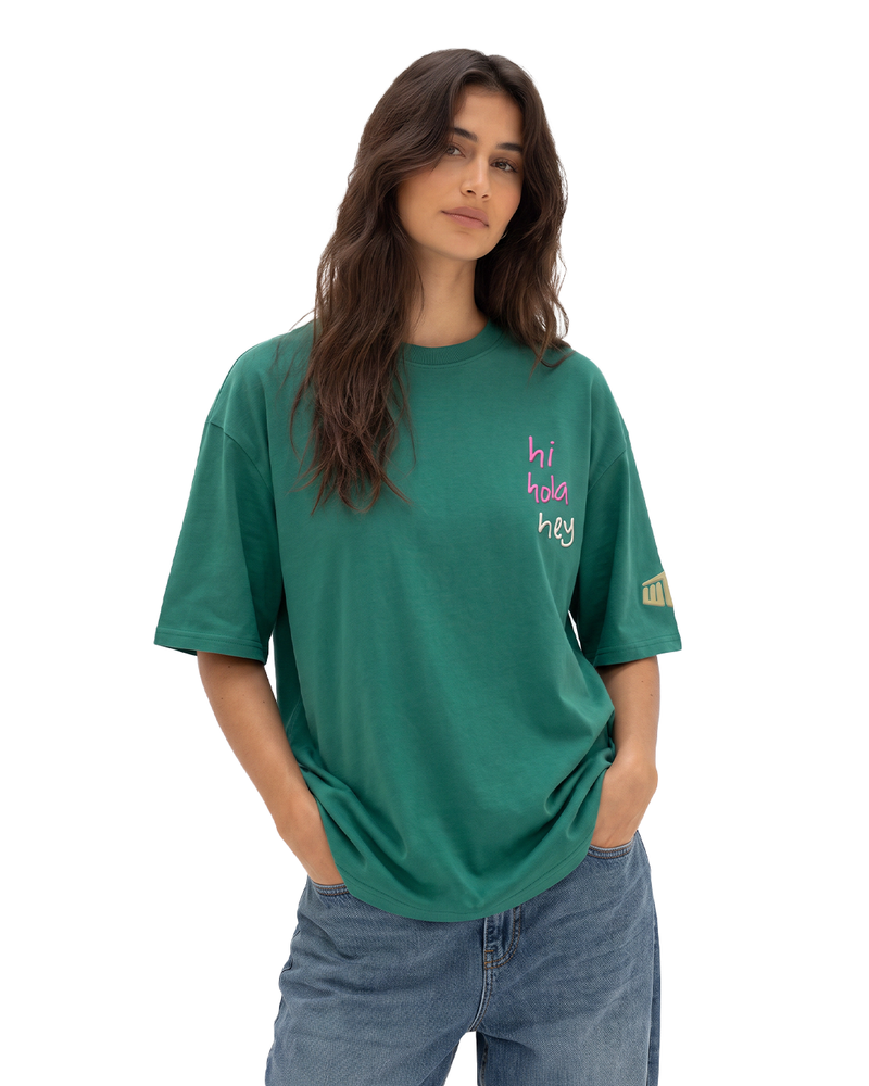 Earth Boxy-Fit T-shirt For Women.