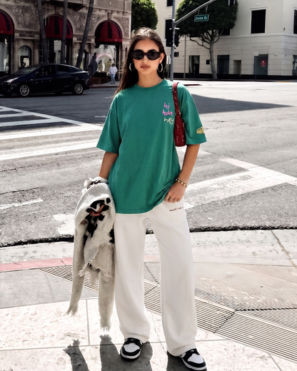 Earth Boxy-Fit T-shirt For Women.