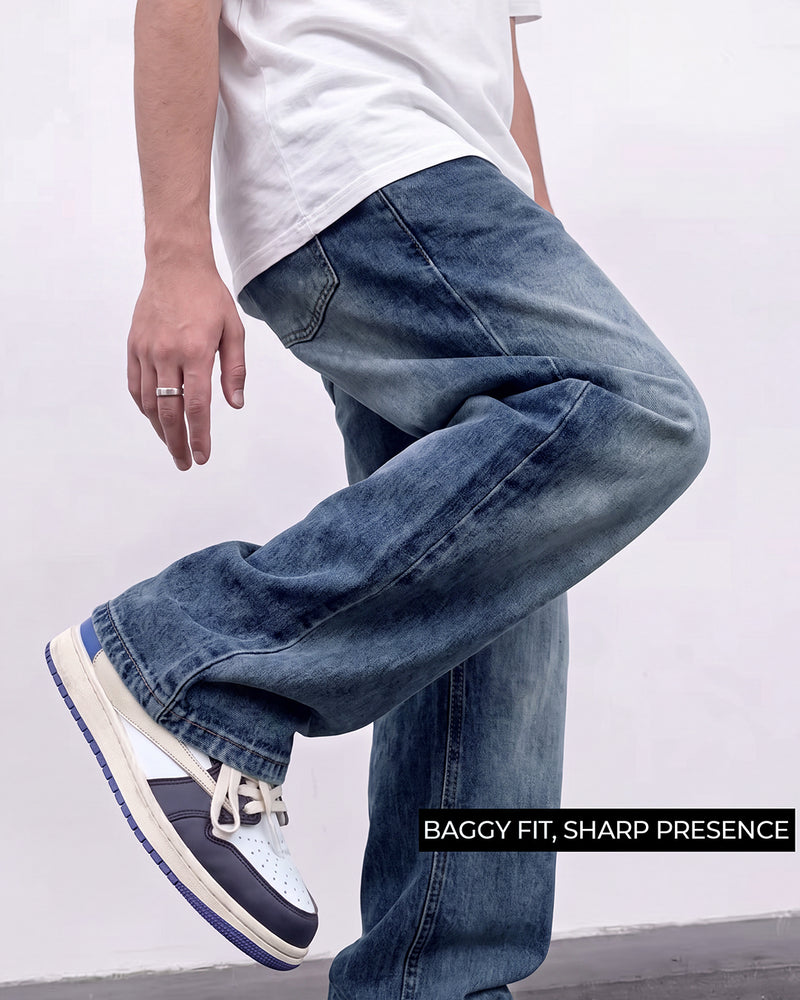 Echo Blue Baggy Jeans