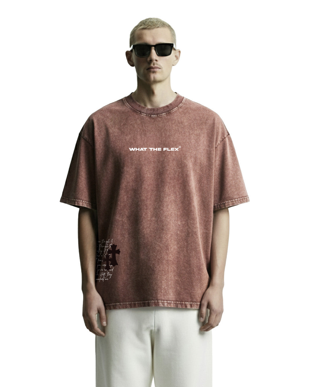 Fallen Fate Brown Acid Wash T-Shirt