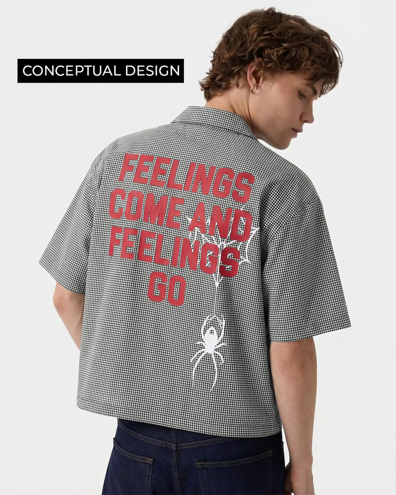 Feelings Half Sleeves Checks shirt