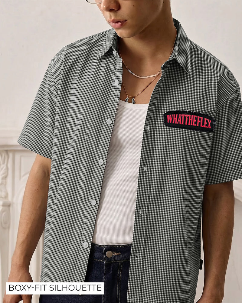 Feelings Half Sleeves Checks shirt