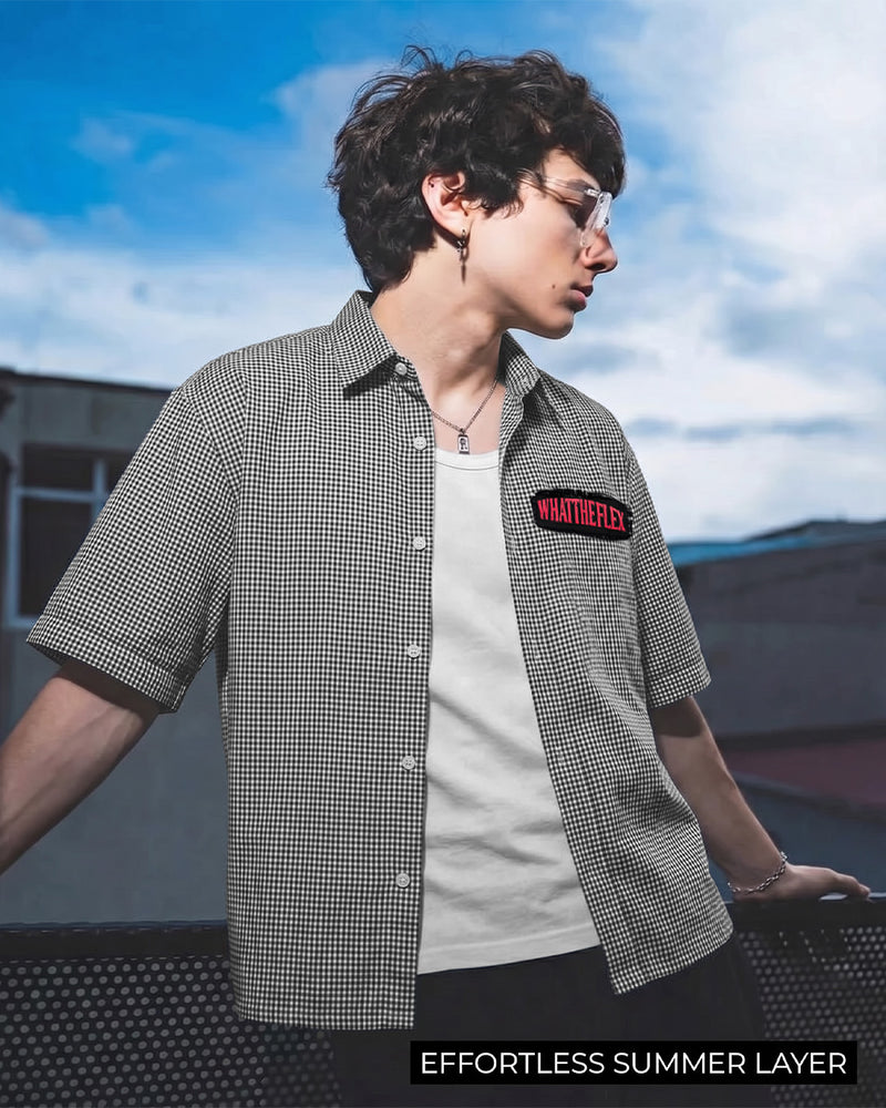 Feelings Half Sleeves Checks shirt