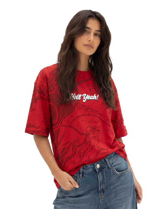 Fine Shyt Boxy-Fit T-shirt For Women
