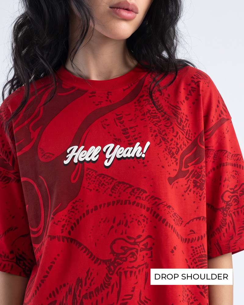 Fine Shyt Boxy-Fit T-shirt For Women