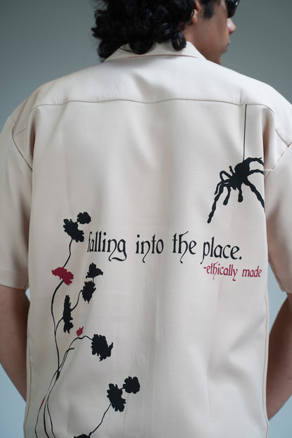 FLOWERS & SHADOWS Bowling Shirt