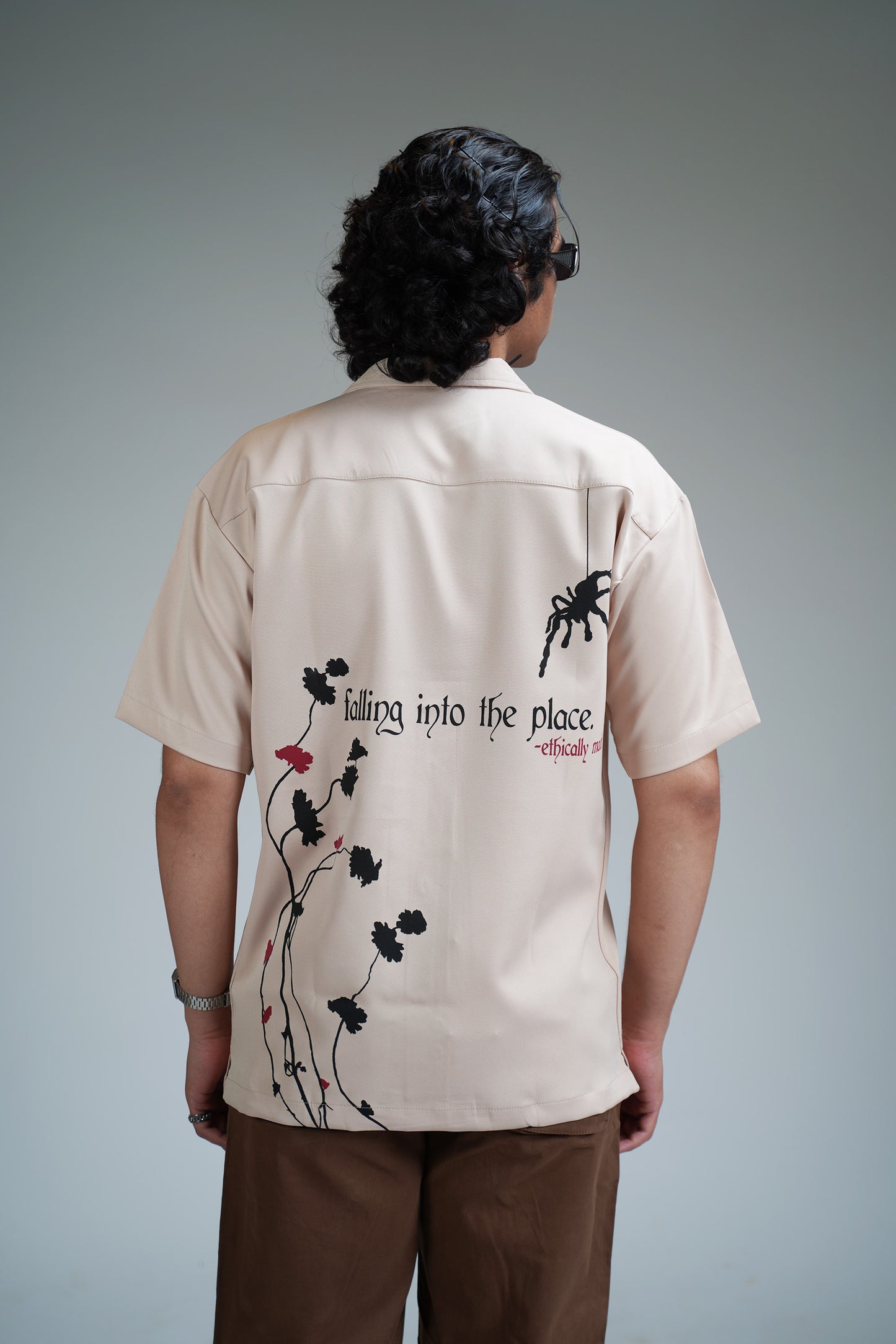 FLOWERS & SHADOWS Bowling Shirt