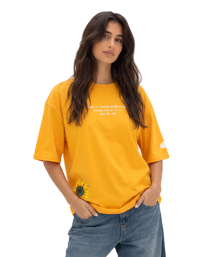 Follow The Sun Boxy-Fit T-Shirt For Women
