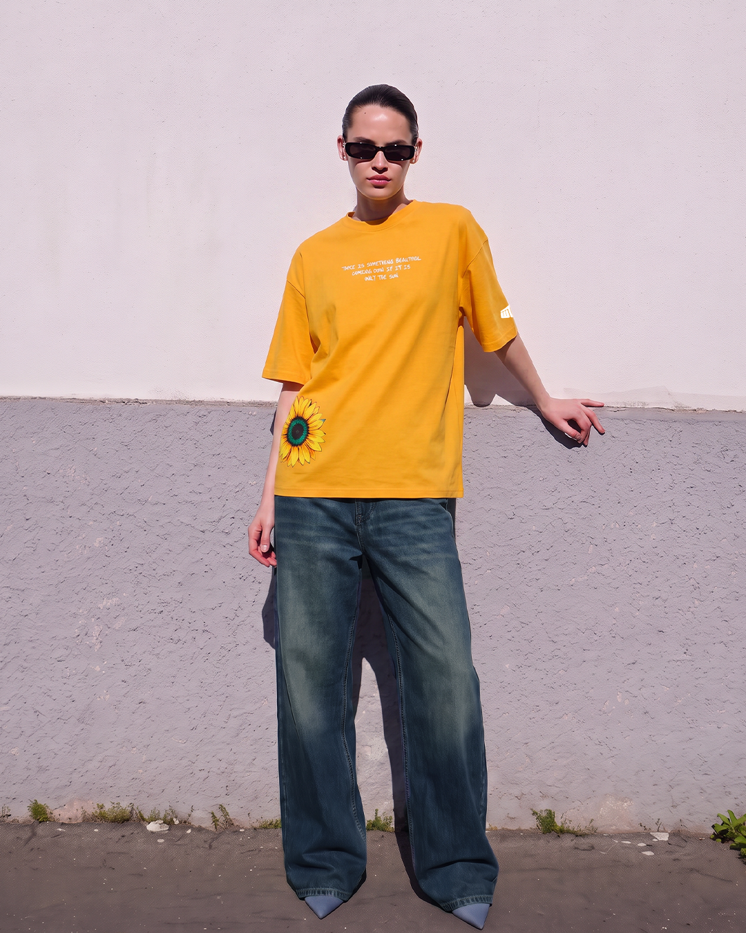 Follow The Sun Boxy-Fit T-Shirt For Women