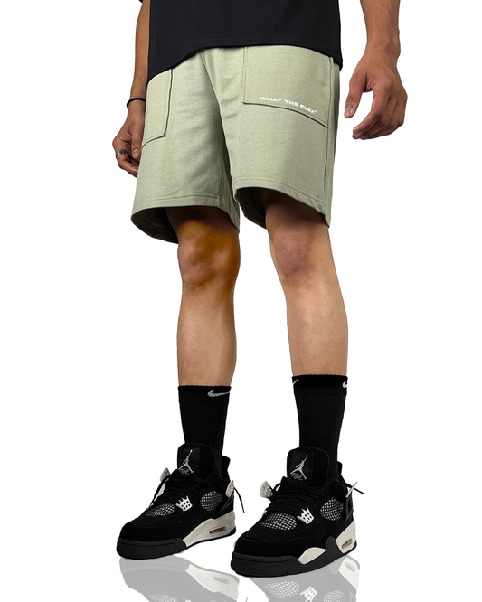 Frontcut Sage Cotton Shorts