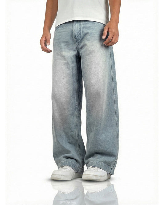 Frost Blue Baggy Jeans