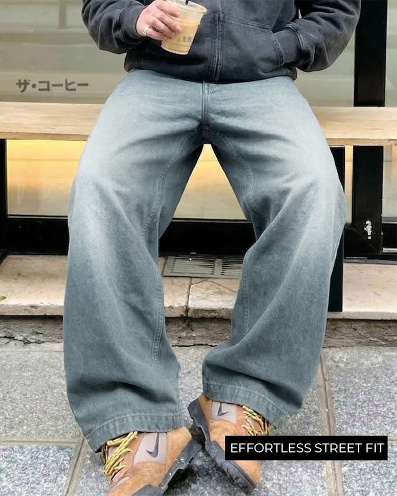 Frost Blue Baggy Jeans