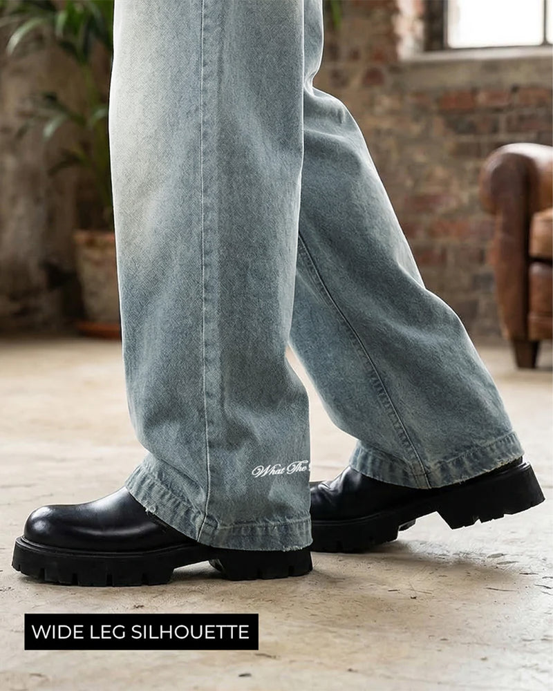 Frost Blue Baggy Jeans