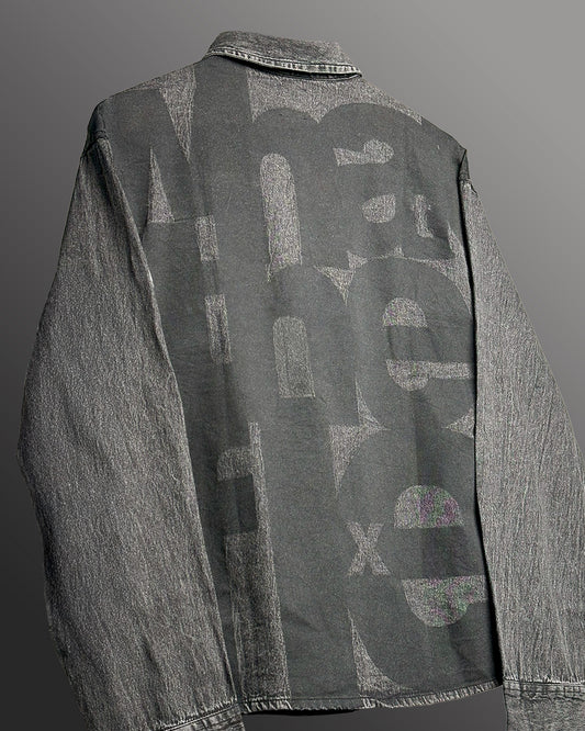 Flex Star Black Denim Shirt