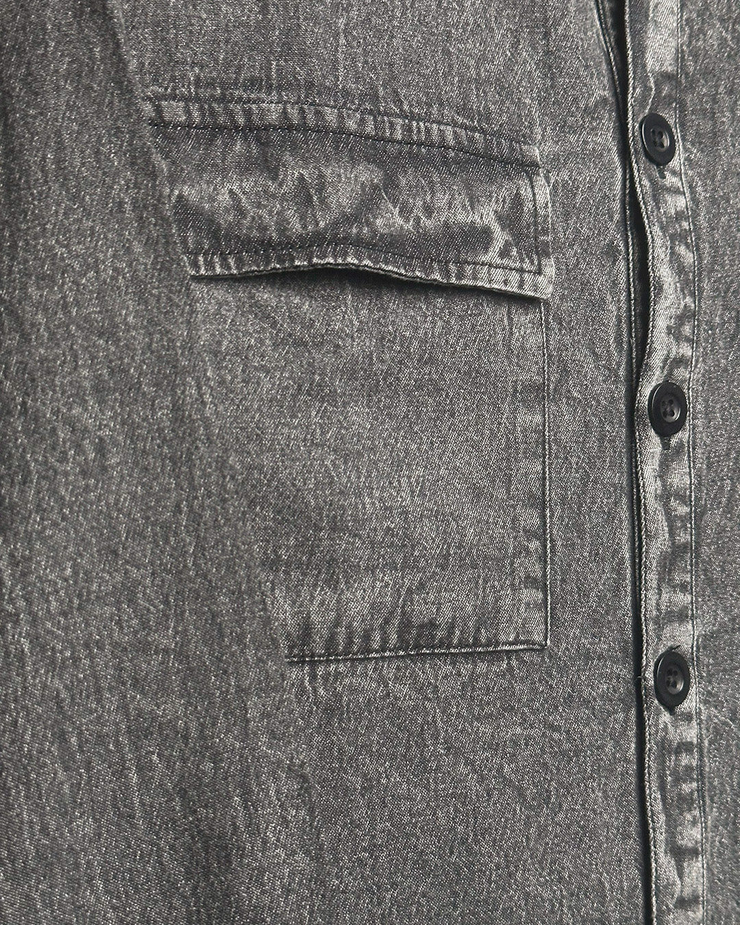Flex Star Black Denim Shirt