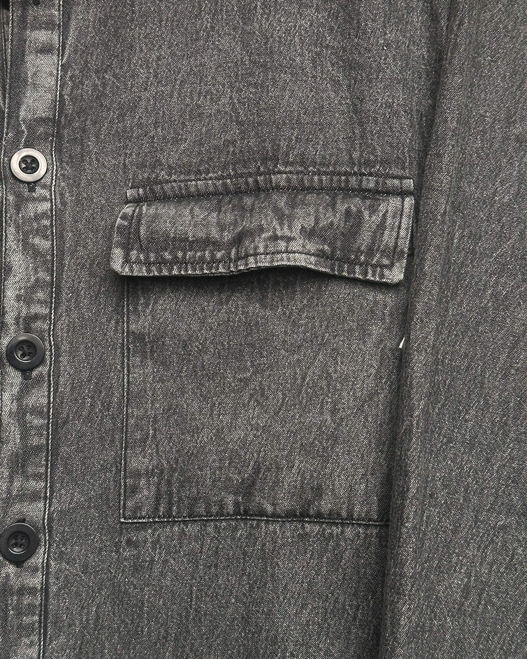 Flex Star Black Denim Shirt
