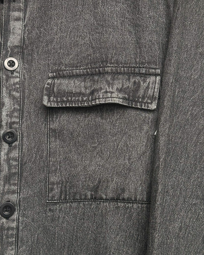 Flex Star Black Denim Shirt