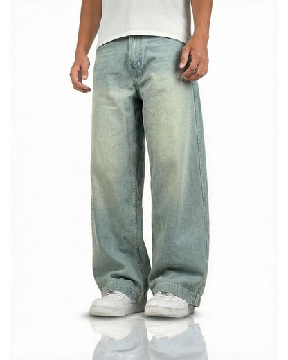 Frost Blue Baggy Denim Jeans