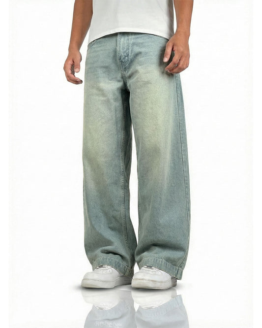 Frost Blue Baggy Denim Jeans