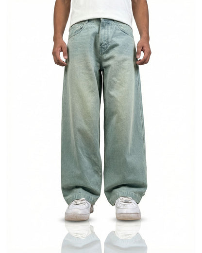 Frost Blue Baggy Denim Jeans