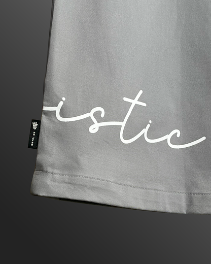 Futuristic Grey Cotton Shirt