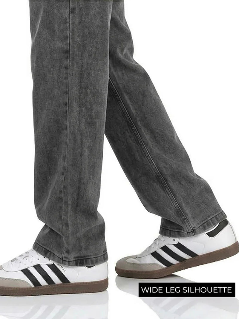 Ghost Grey Straight Cut Jeans