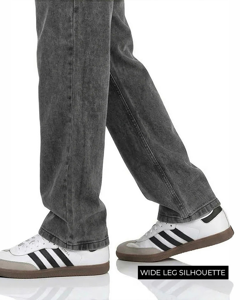 Ghost Grey Straight Cut Jeans