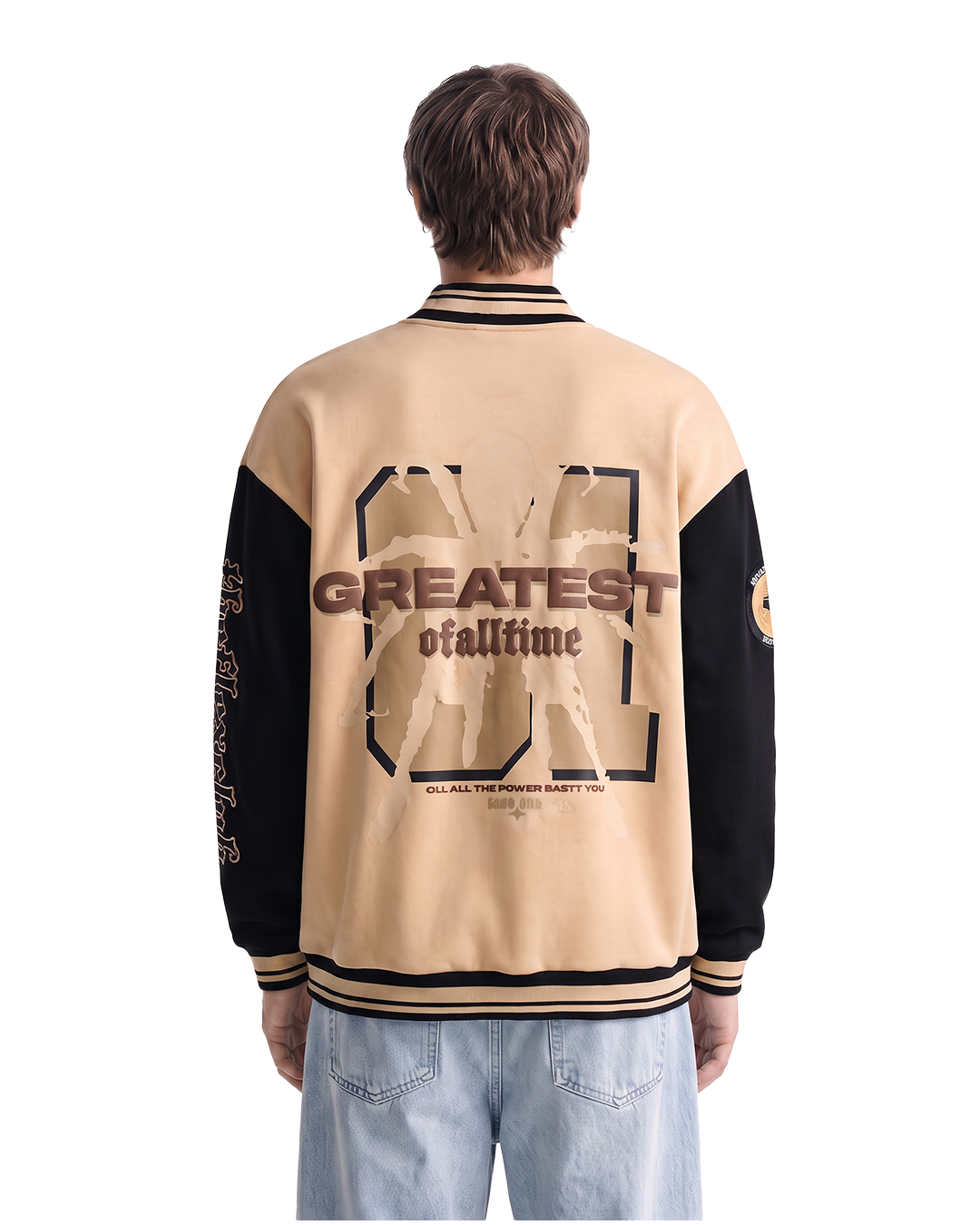 Goat Brown Varsity Jacket