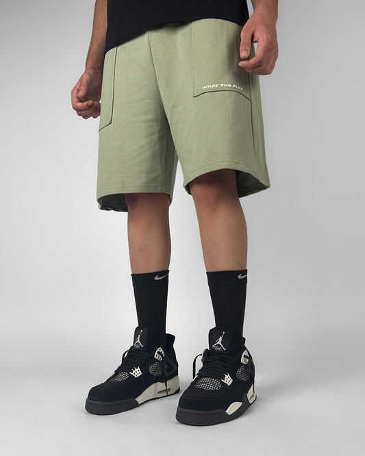 Frontcut Sage Cotton Shorts