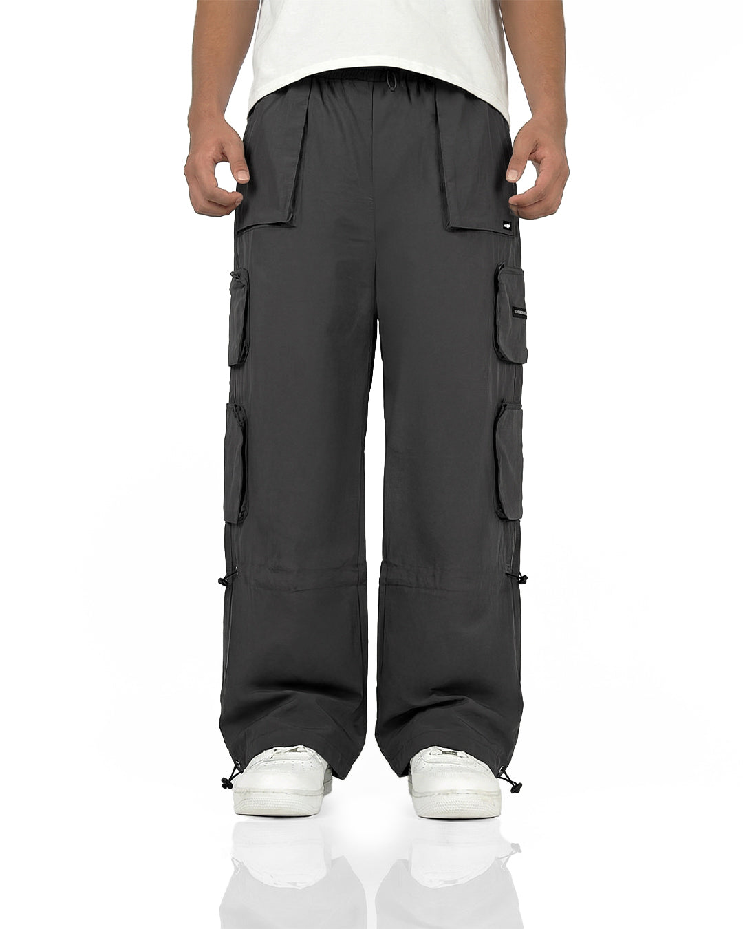 Buy Loadout Grey Parachute Pants – WHAT THE FLEX