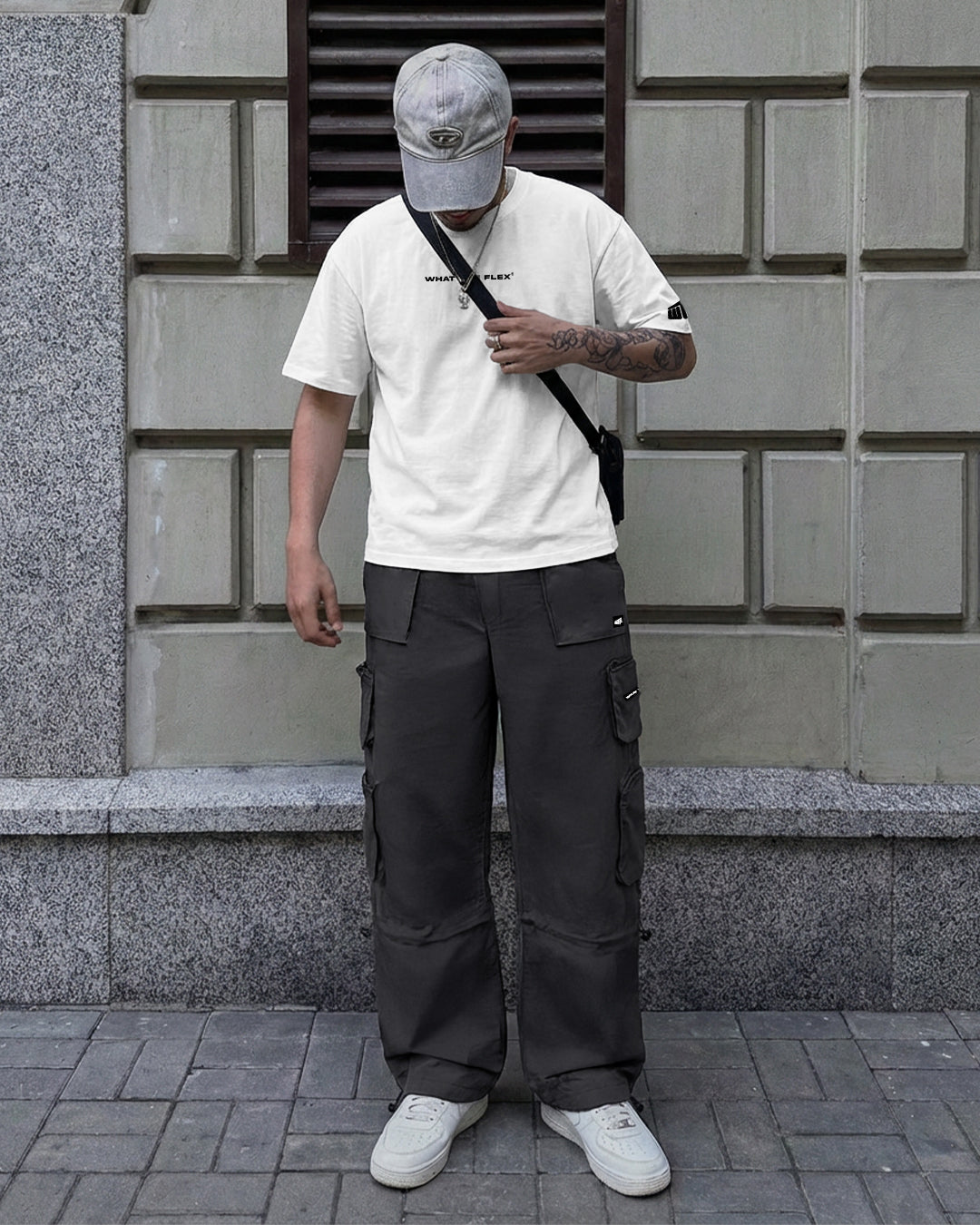 Buy Loadout Grey Parachute Pants – WHAT THE FLEX