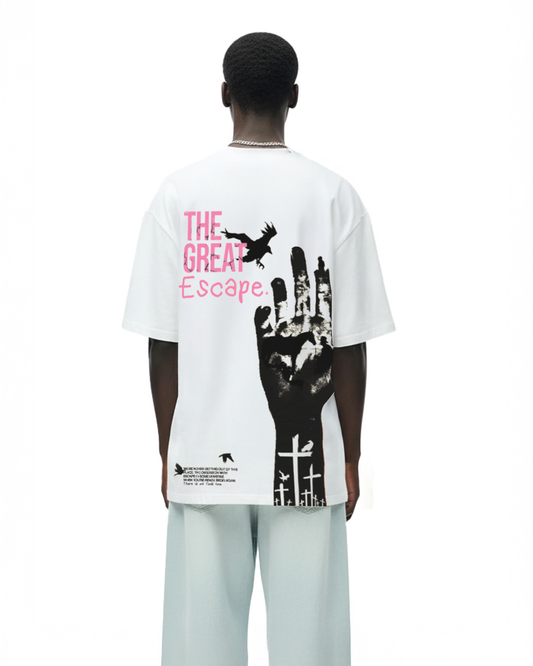 The Great Escape White Heavyweight T-shirt