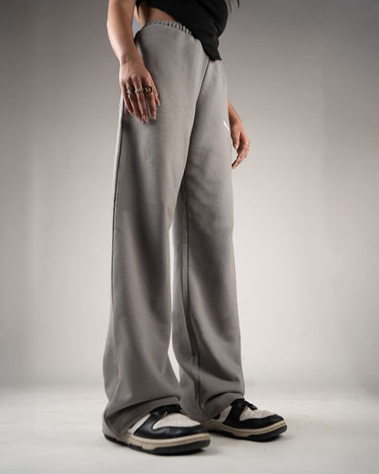 Grey Essential Cotton Pants