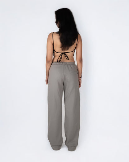 Grey Essential Cotton Pants