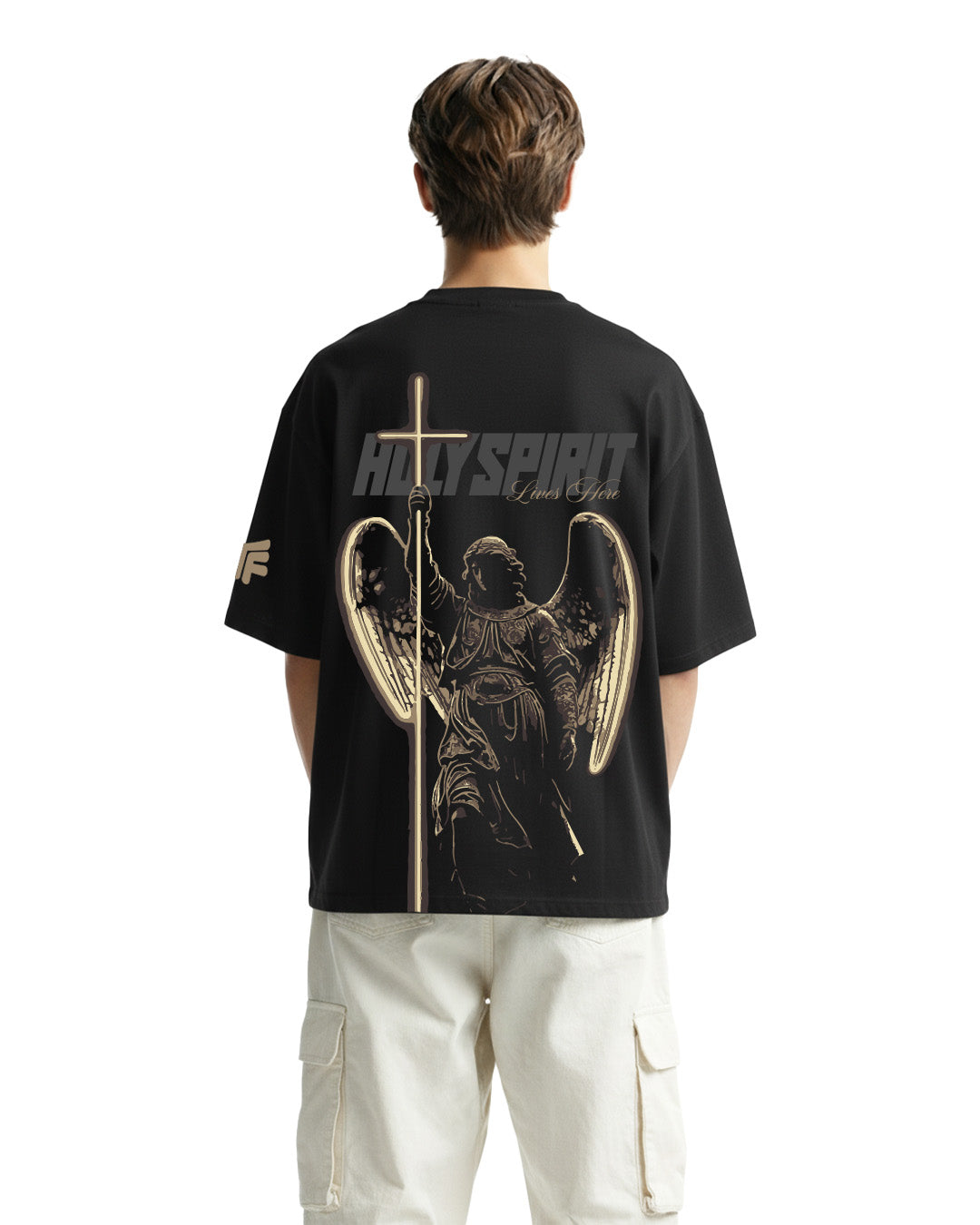 Holy Spirit Black Heavyweight T-Shirt