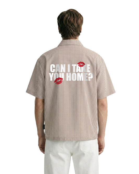 Home Half Sleeve Checks Shirt