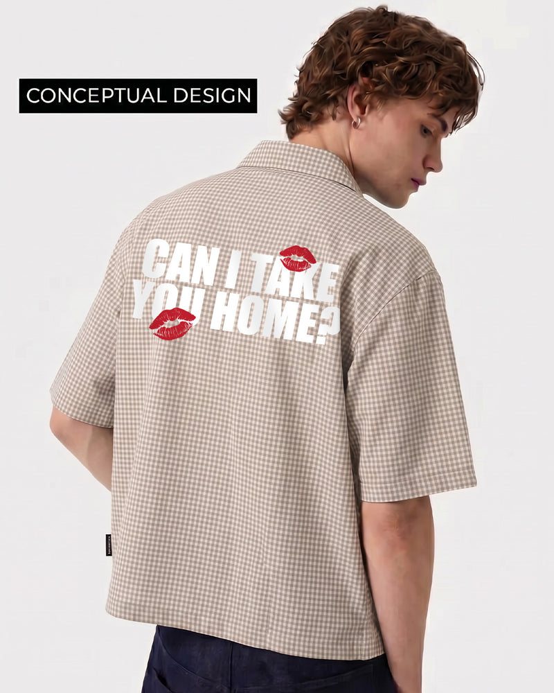 Home Half Sleeves Checks Shirt