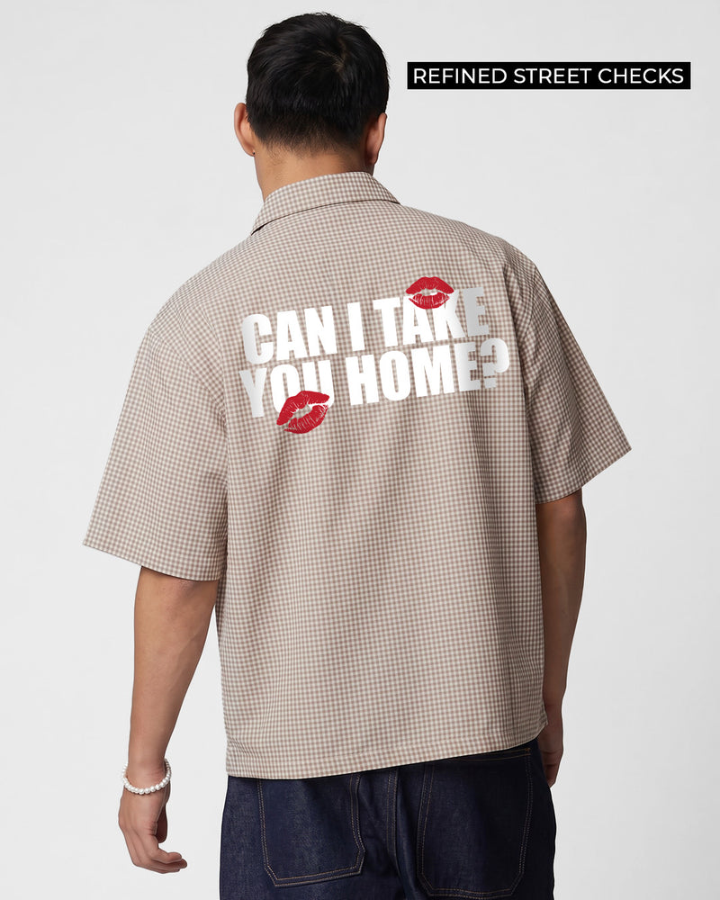 Home Half Sleeves Checks Shirt