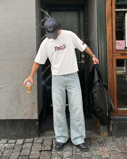 Horizon Blue Baggy Jeans