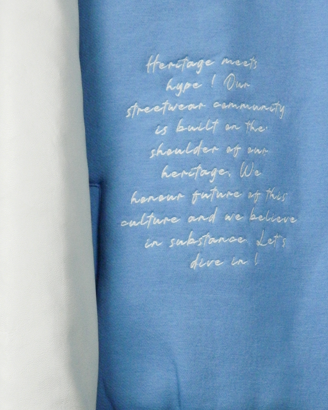 Heritage Light Blue Varsity Jacket